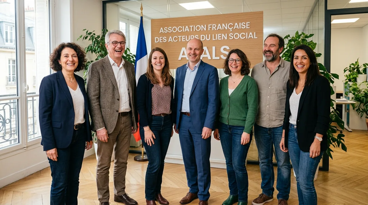 Membres du conseil d'administration et bénévoles de l'association FOCUS réunis en séance de travail à Toulouse